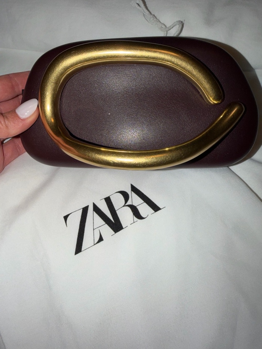 Zara hand clutch